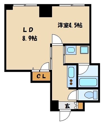 AXIS桜木町の物件間取画像